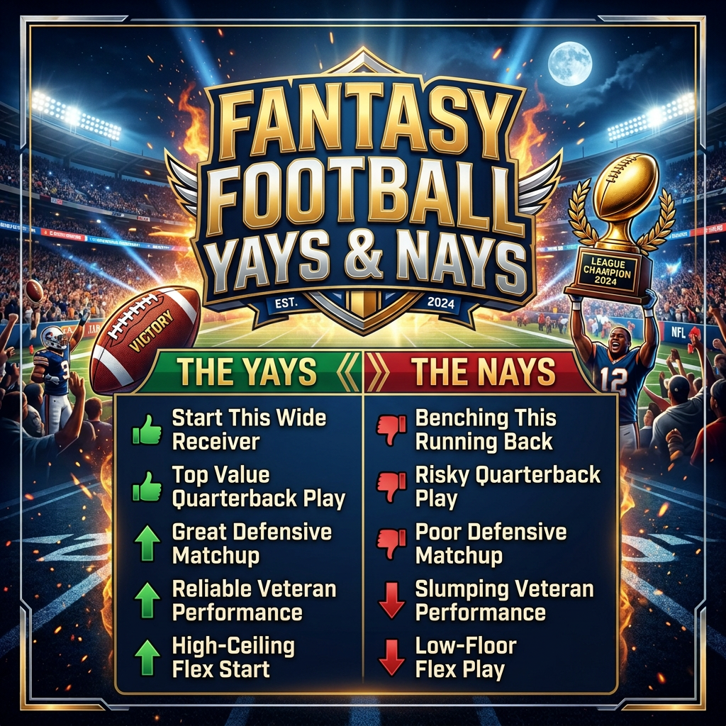 2026 Fantasy Football Yays and Nays: Preseason Edition